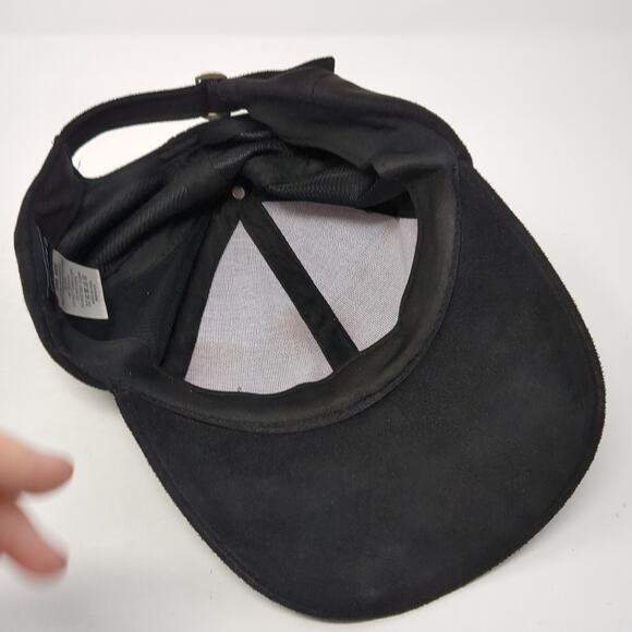 William B Slideback Baseball Cap Black One Size Adjustable Outdoor Blank Poly - Picture 7 of 9